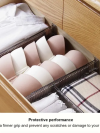 Baffect Drawer Dividers 4 Pack, Dresser Drawer Organizers - Image 4